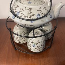  Vintage Pier One Tomoko Tea Set