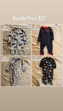 0-3 Month baby pajamas price as shown in photo