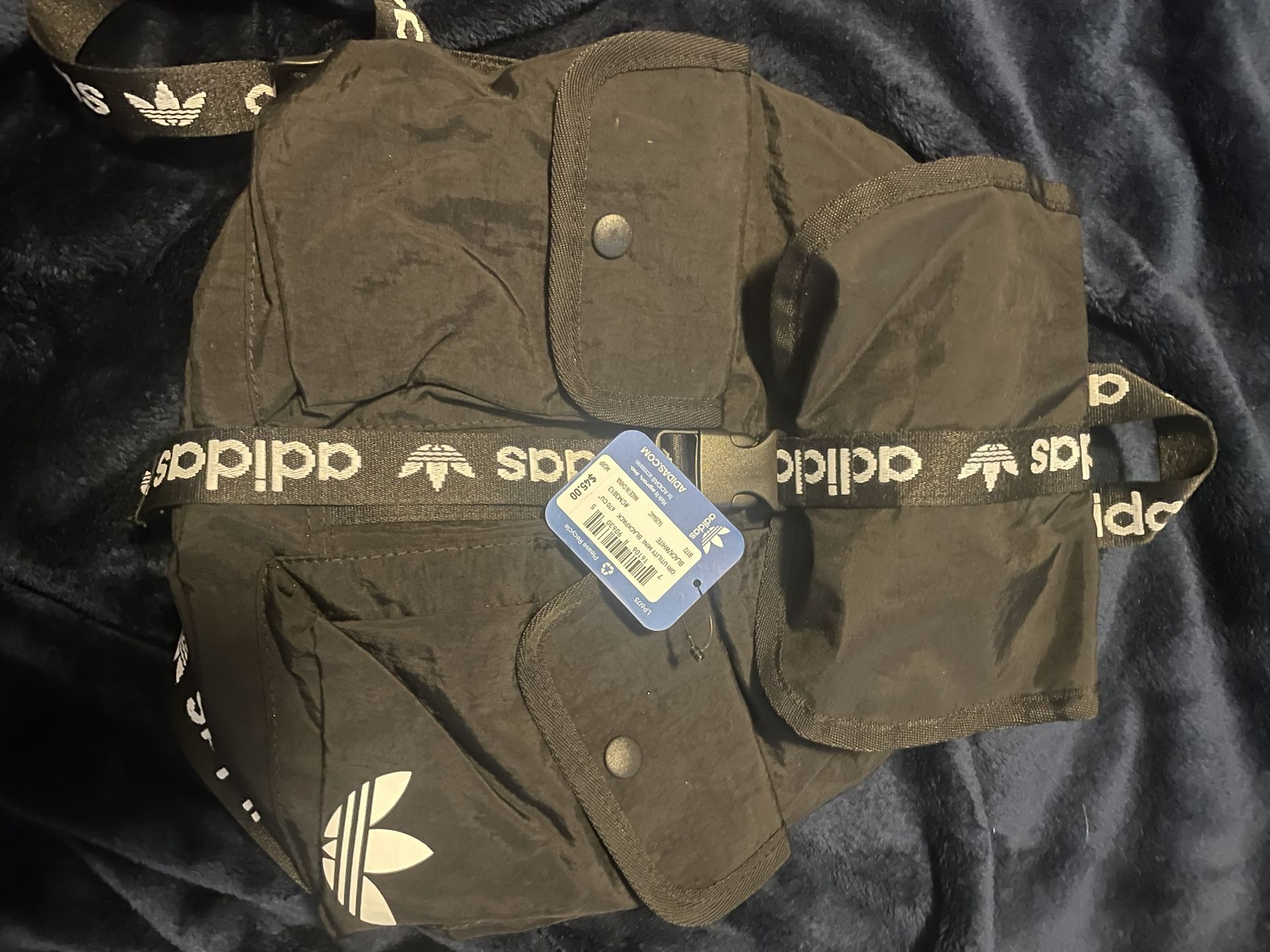 Black Adidas Small Backpack
