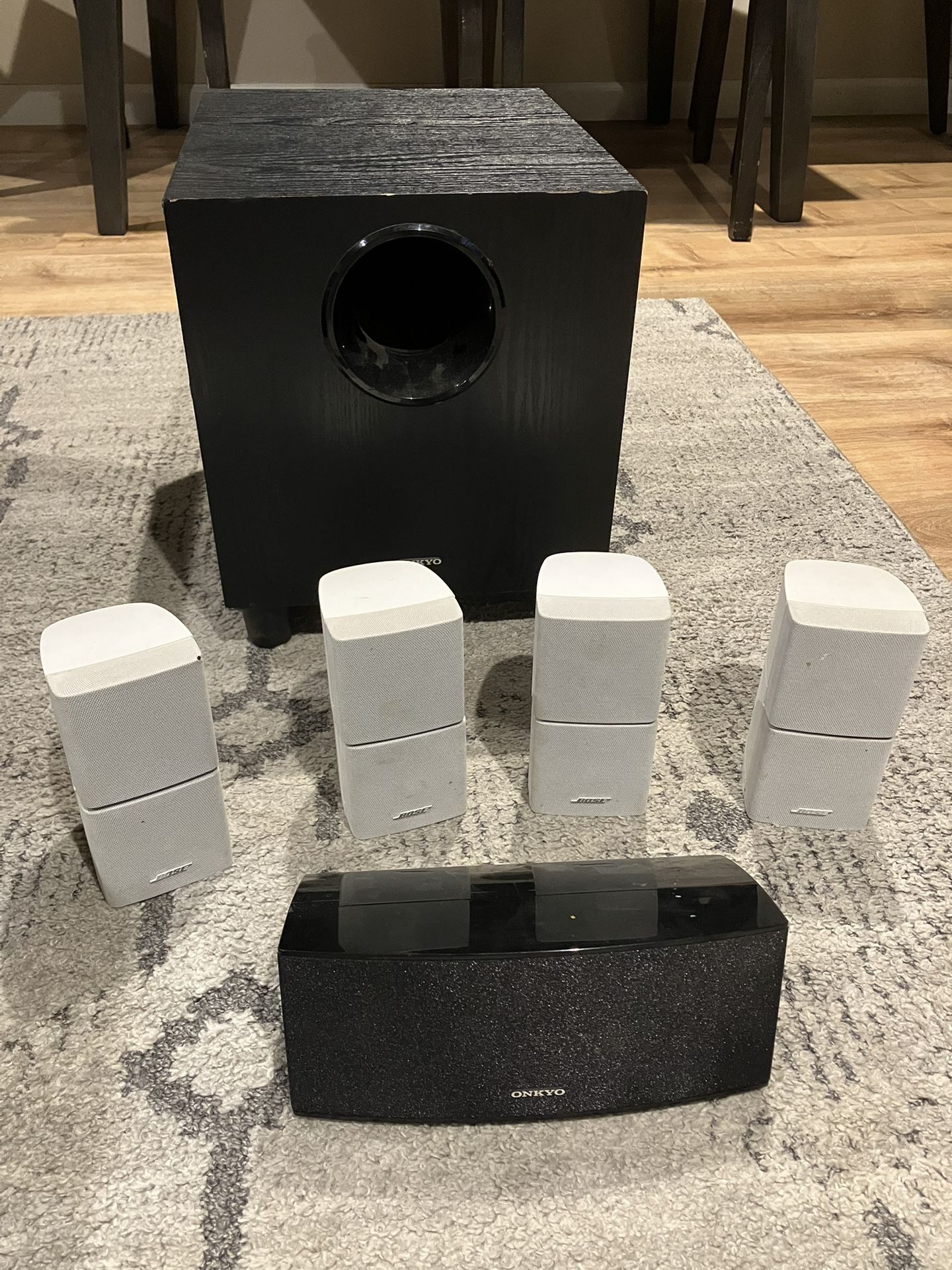 Used Subwoofer & Bose Speakers