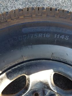 Tires and wheel 205/75 R16