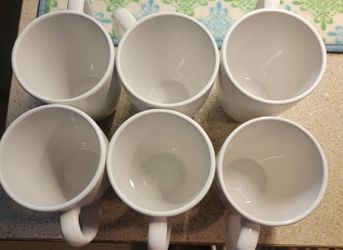 6 New Corelle 10oz Mugs 