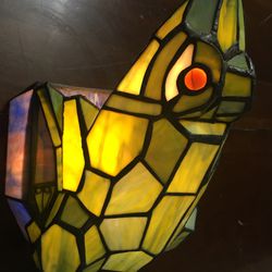Tiffany Style Frog Lamp