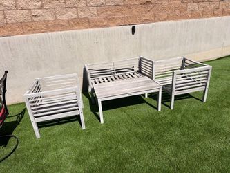 Patio table teak set