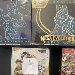 Pokemon singles and sealed/graded tcg cards