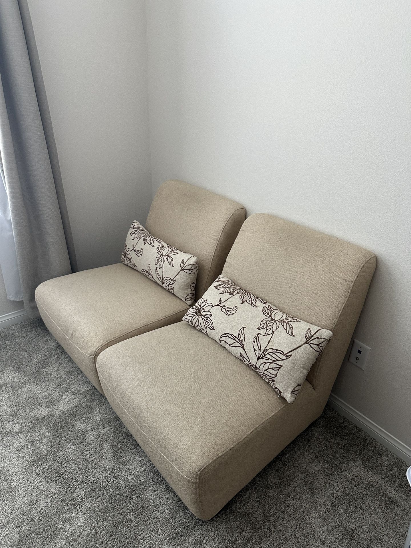 Single Sofa Includes Pillows