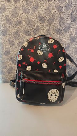 Her Universe Friday The 13th Mask & Splatter Mini Backpack