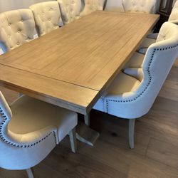 Double Pedestal Dining Table