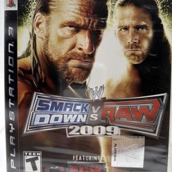 BRAND NEW SEALED WWE Smackdown vs Raw 2009-PS3-Playstation 3