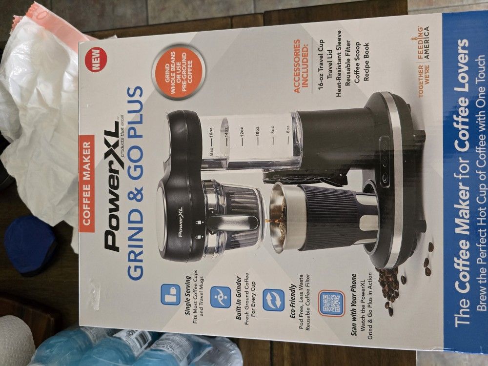 Power XL Grind & Go Pus Coffee Maker