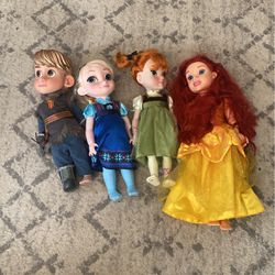 Disney Dolls Set Of 4