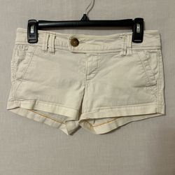 Women’s cream shorts