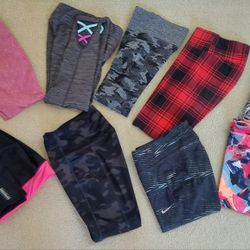 Workout leggings, women's size small, All For $25