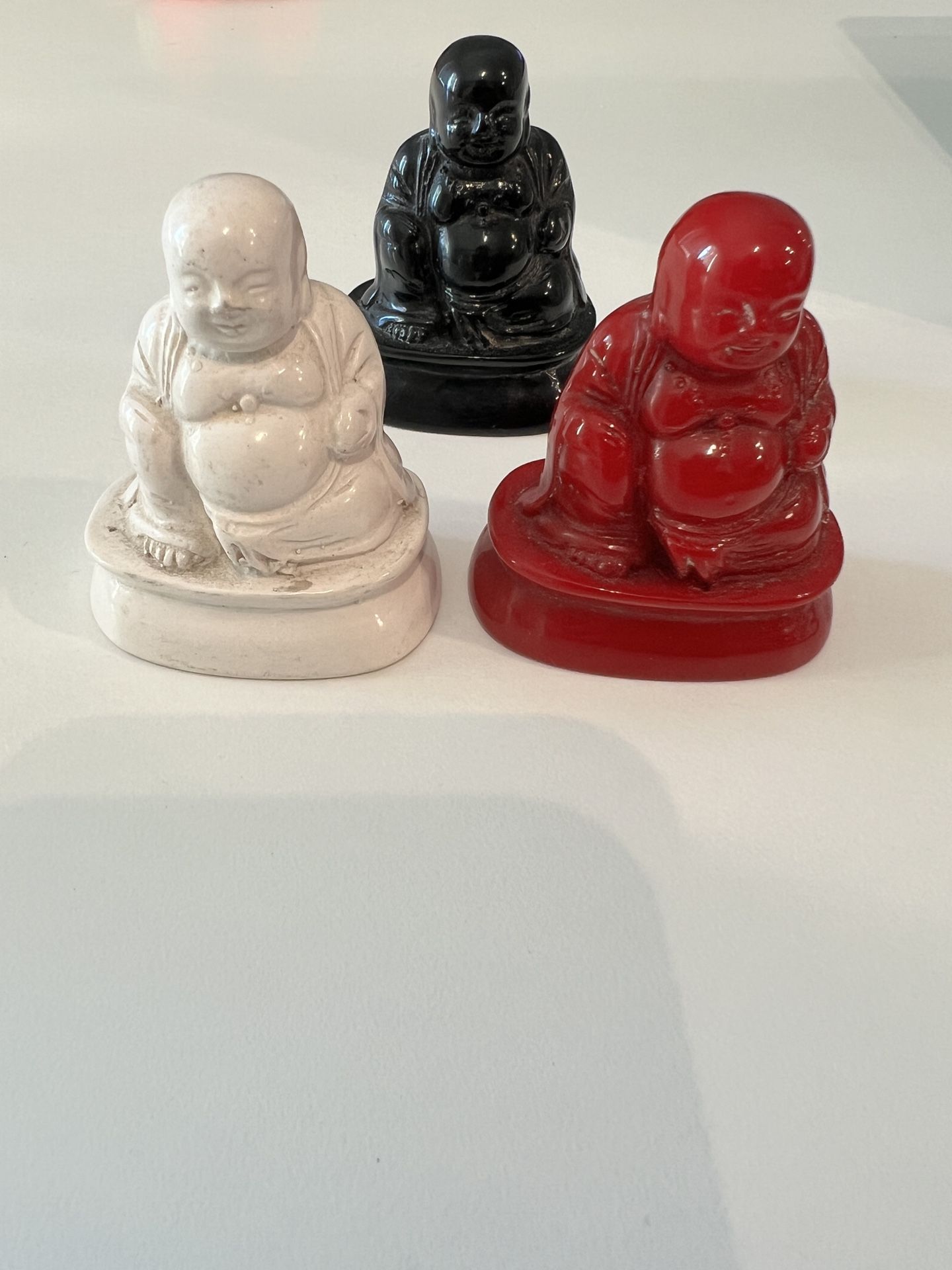 Vintage Laughing Buddha Statues Lot
