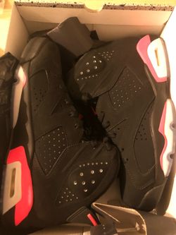 2014 Air Jordan 6 Black Infrared Like new lightly Worn 1x Sz 10.5 Near DS