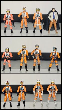 *REBEL PILOT COLLECTION* 12 Star Wars Rebel Pilots