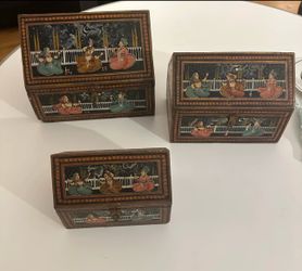 Antique nesting boxes