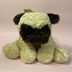 Mary Meyer Flip Flops PUGSLY PUG Puppy Dog Tan Brown Very Relaxed Animals 200