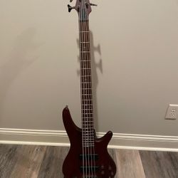 Ibanez SR505 5 String Electric Bass With Gig Bag