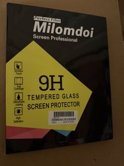 Milomdoi 3 Pack Screen Protector for iPad Pro 13 Inch 2024 7th Generation with 3 Pack Tempered Glass Camera Lens Protector, 9H Tempered Glass, Case Fr