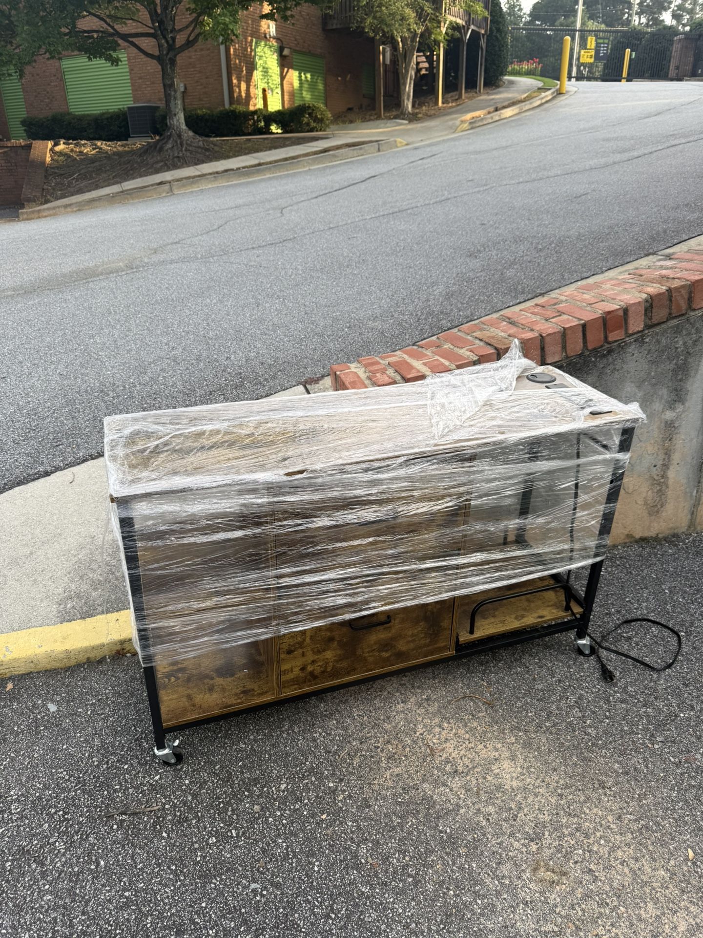TV Stand Table with Drawers