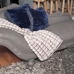 Gray Sofa Chaise