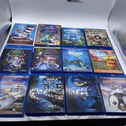 Disney/Pixar Classic Movies BLU RAY/DVD COLLECTION Bundle - 30 Movies