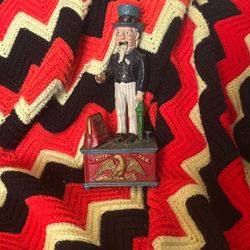 Uncle Sam Bank Cast Iron 