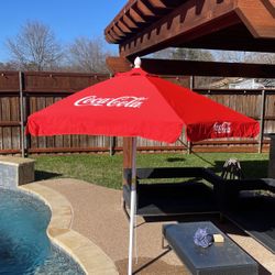 Patio Umbrella 8’ Coca-Cola 