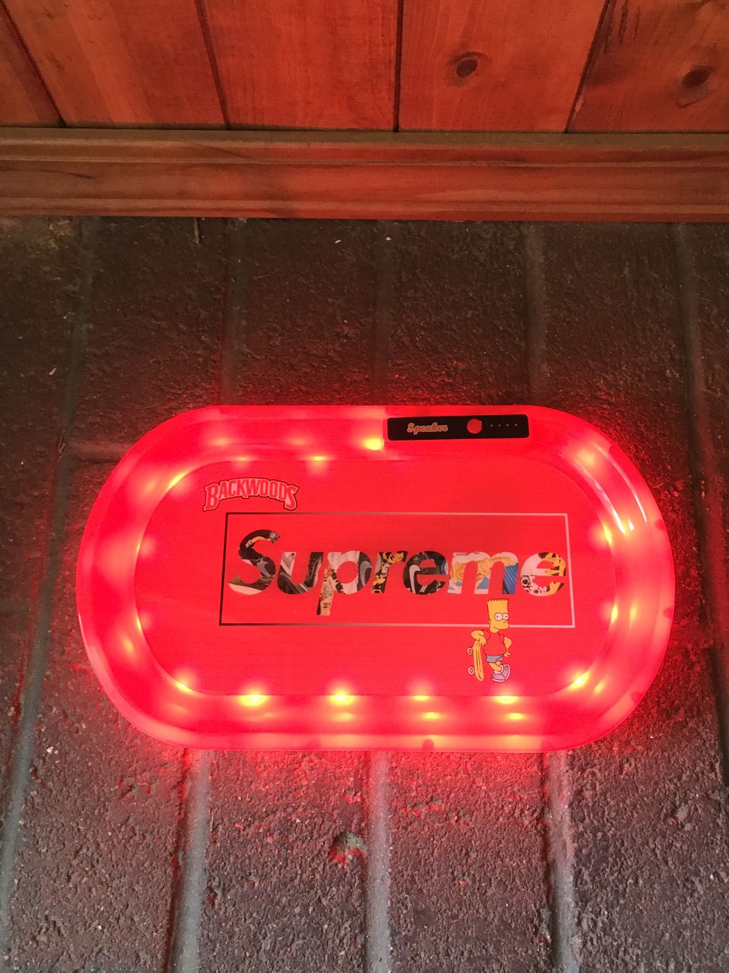 Brand new high quality glow rolling tray that is a Bluetooth speaker