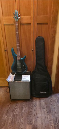 Ibanez SR300E Bass Guitar and Ashdown Studio 12 Amp w/ Extras