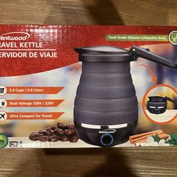 Brand New ! Brentwood Travel Kettle (3.4 cups)