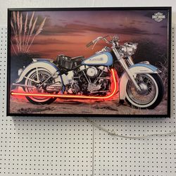 Harley Davidson Neon Wall Hanger