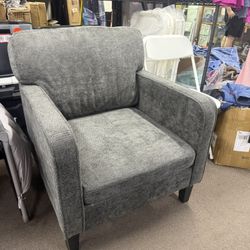 Mid-Century Accent Chair,Comfy Upholstered Reading Accent Chairs for Bedroom, Single Sofa Chair with Wood Legs