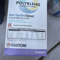 FREE Sanded & Unsanded / Non-Sanded Grout 