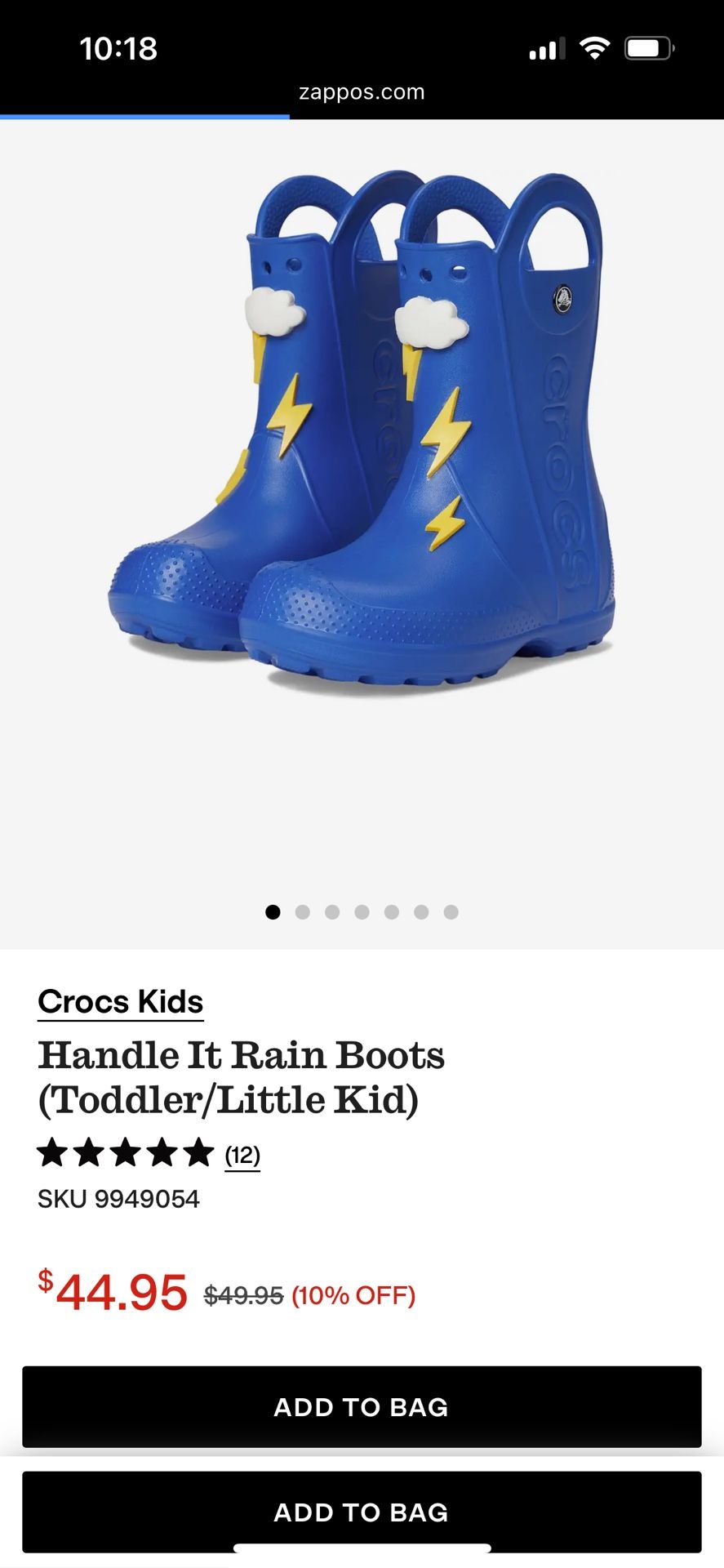 Kids Crocs Rain Boots