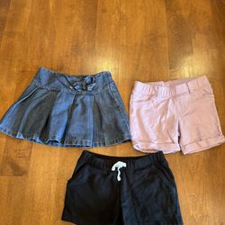 Toddler Girl, Shorts And Skirt Bundle Shipping Available