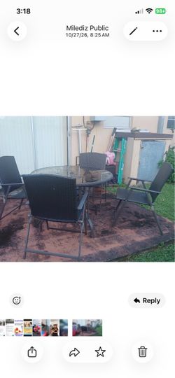 Patio furniture