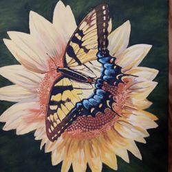 Butterfly Acrylic Painting