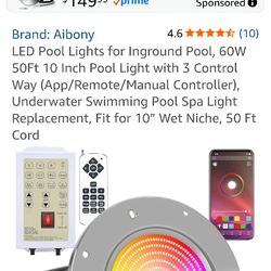 Pool Light For In ground Pool