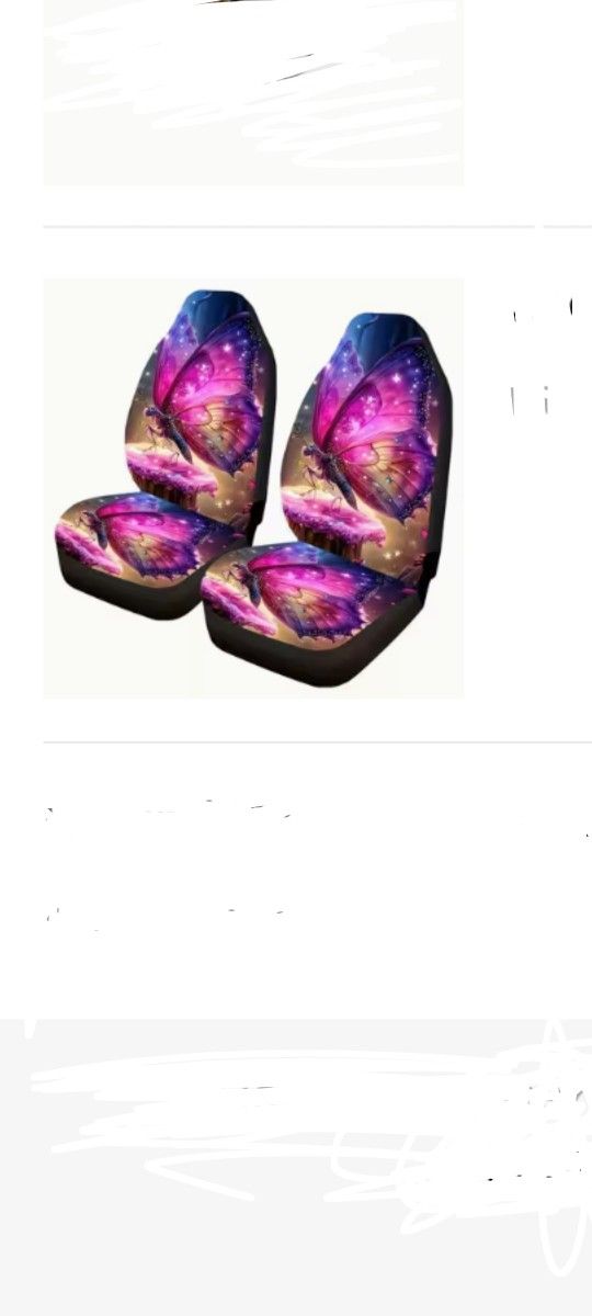 Two Cute Front  Car Seats Decor