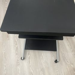 Rolling Laptop Cart with Storage, Graphite for sale. 