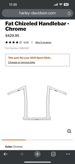 Harley Bar and Riser