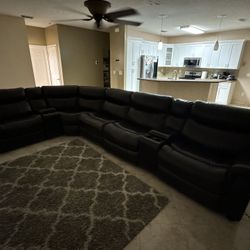 Leather Sectional 