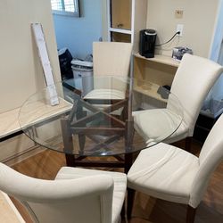 Glass Table And Chairs  $250 oBO