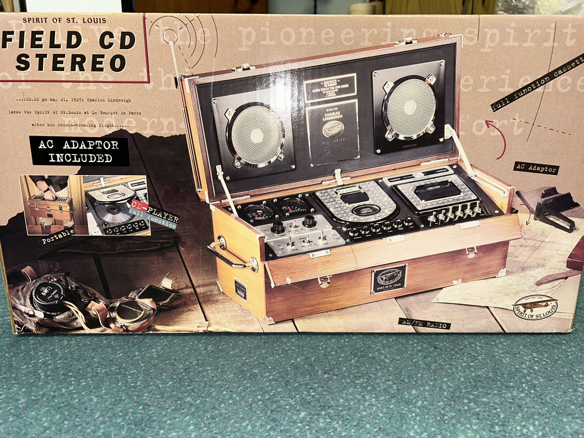 Spirit Of St. Lewis Field CD Stereo Boombox