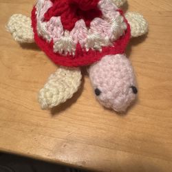 Hiding Turtle Animal Crochet Bag/Charm