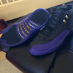 Jordan’s Blk & Purple 12s