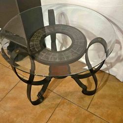 Glass End Table