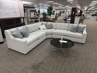 Jonathan Louis Wilshire White Sand 3 Piece Corner Sectional - White Sand | L-Shaped Couch | Modular Sofa